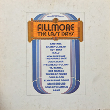 Fillmore / The Last Days box set cover