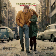 The Freewheelin' Bob Dylan album co ver