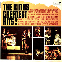 The Kinks Greatest Hits album cover