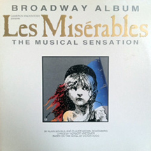 Les Miserables Broadway Cast Recording album cover